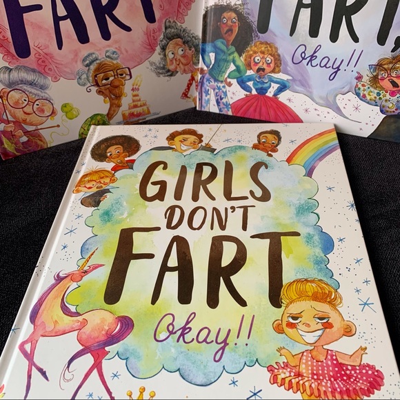 Grannies, Girls, and Moms Don’t Fart Hardcover Books (Set of 3 ) New - Picture 4 of 16